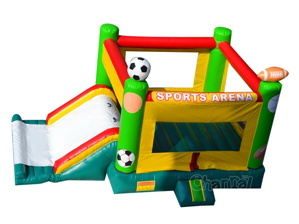 Sports Arena Inflatable Castle Combo Channal Inflatables