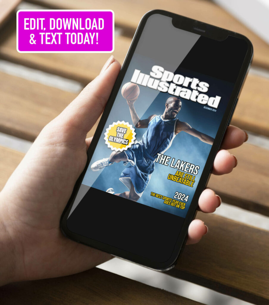 Sports Illustrated Magazine Cover Template