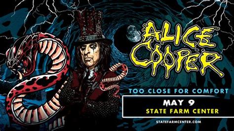 State Farm Center Welcomes Rock Legend Alice Cooper This May
