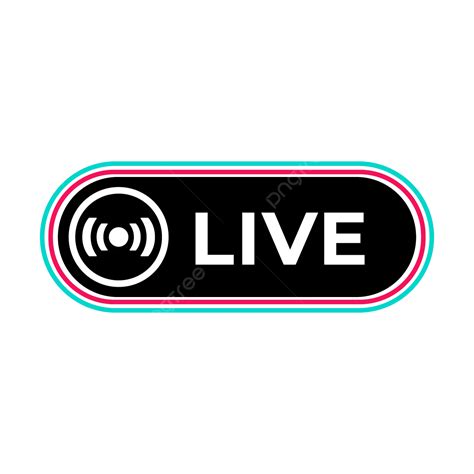 Sticker Icon Live Vector Icon Live Stream Png And Vector With