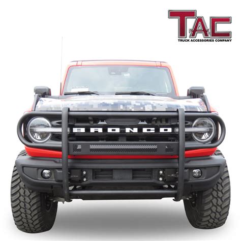 Tac Grill Guard Compatible With 2021 2024 Ford Bronco Suv Front Runner