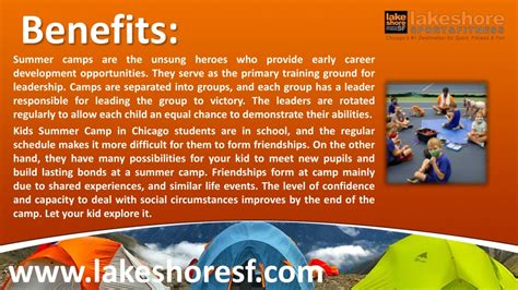 The Benefits Of Summer Camps Theschoolrun