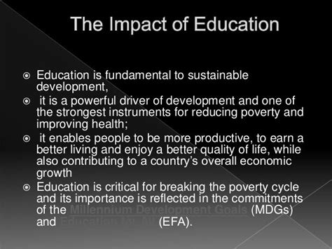 The Impact Of Education On Societies