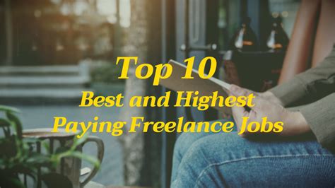 Top 10 Highest Paying Freelance Jobs Today Purshology