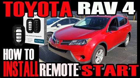 Toyota Rav 4 How To Install Remote Start Cm900 Cmx T Harness