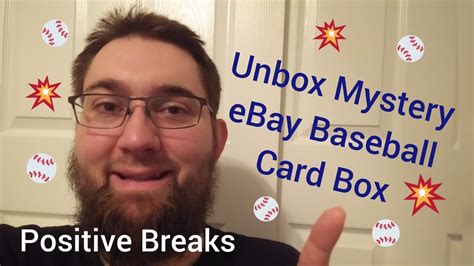 Unbox Mystery Baseball Card Box From Ebay With Positive Breaks Youtube Unbox Mystery Baseball Card Box From Ebay With Positive Breaks Youtube