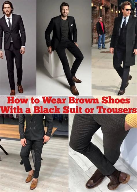 Wedding Black Suit Brown Shoes The Ultimate Style Guide Shoes
