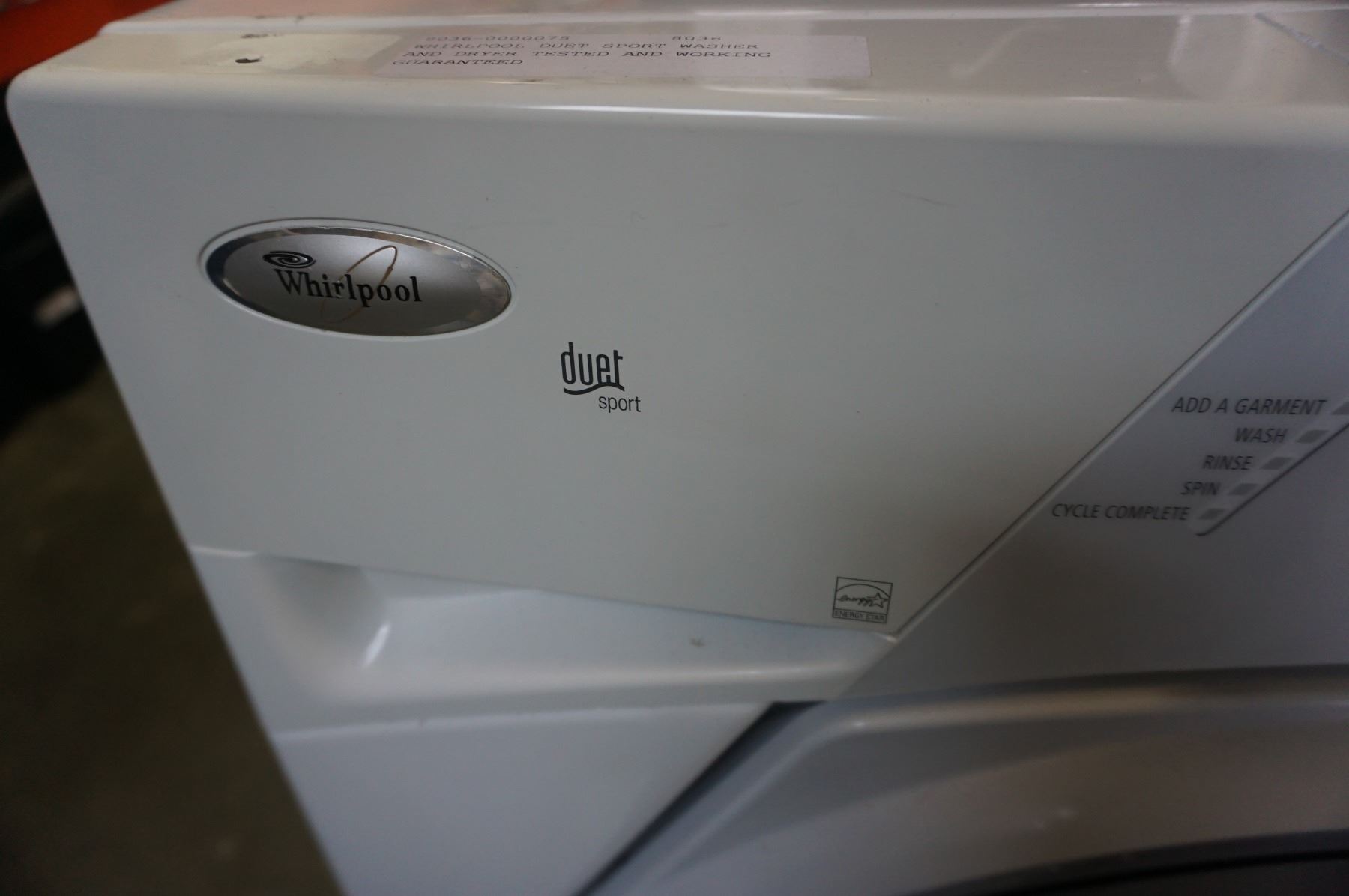 Whirlpool Duet Sport Washer And Dryer Tested And Working Guaranteed