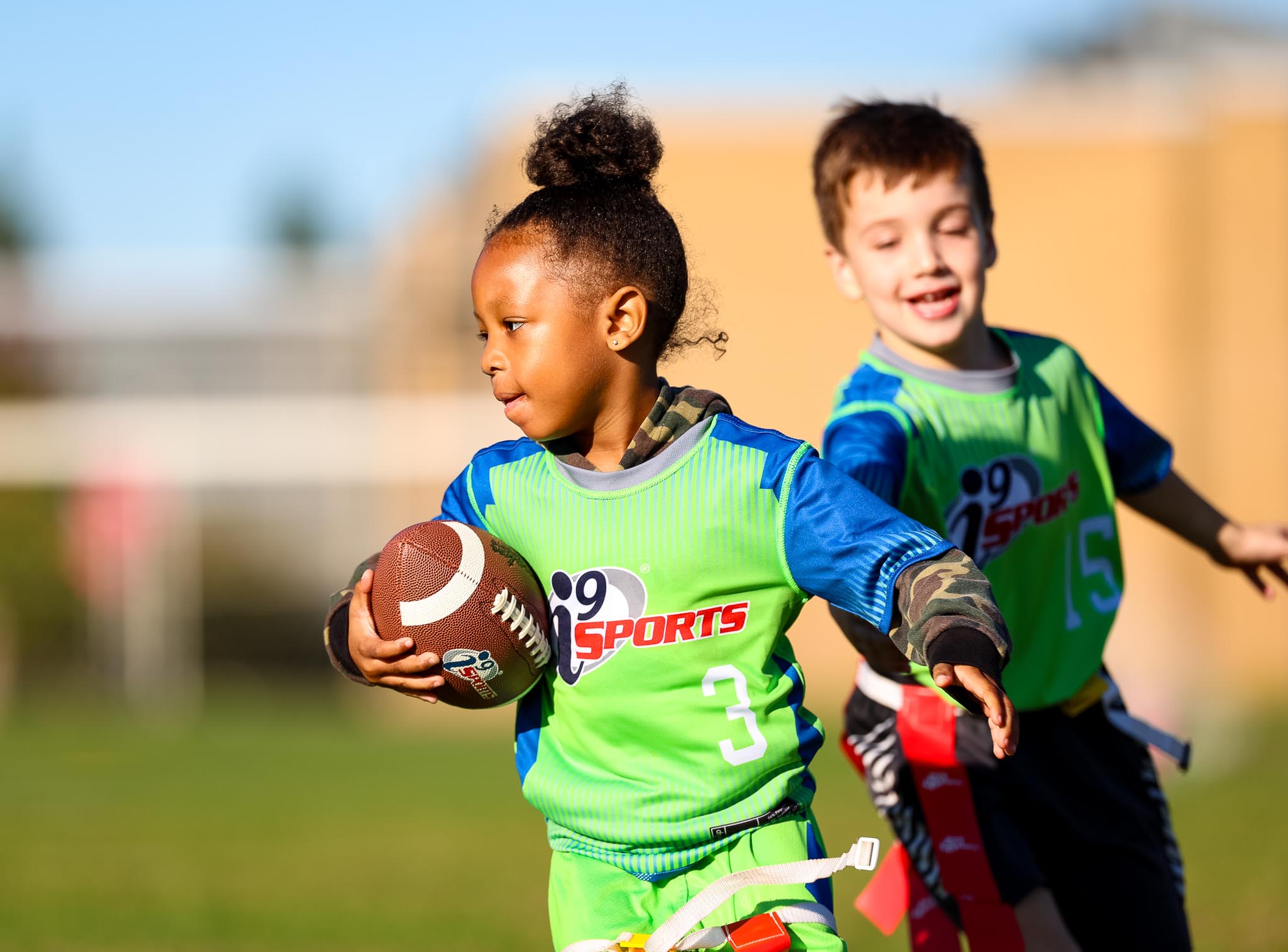 Youth Flag Football Leagues Programs At I9 Sports
